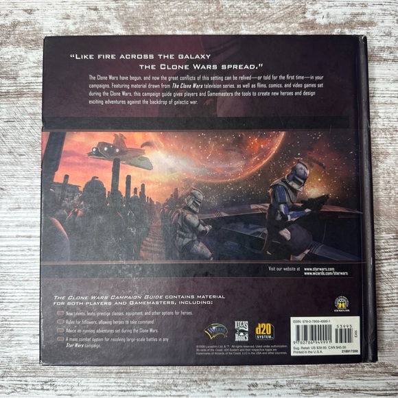 STAR WARS RPG THE CLONE WARS CAMPAIGN GUIDE - Picture 2 of 16